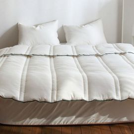Guy Laroche Simple Semi Microfiber Comforter All Seasons DuPont Sorona Polafil Antibacterial Corn Fiber Quilted Bedding _ Made in Korea